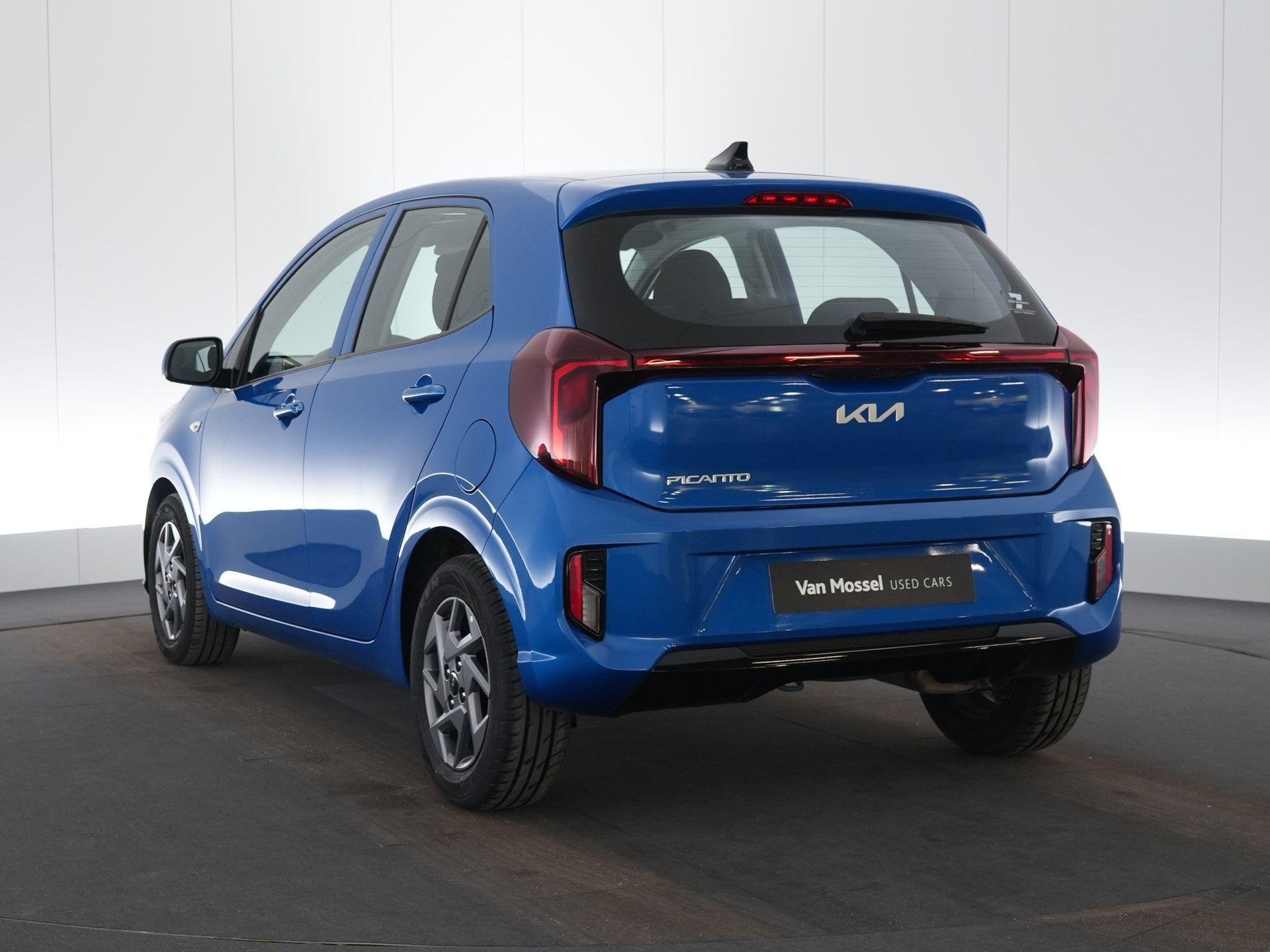 Kia Picanto 1.0 MPI 63 Pulse AMT - Actie - Promo -, Auto's, Kia, Stof, Gebruikt, 46 kW, Blauw