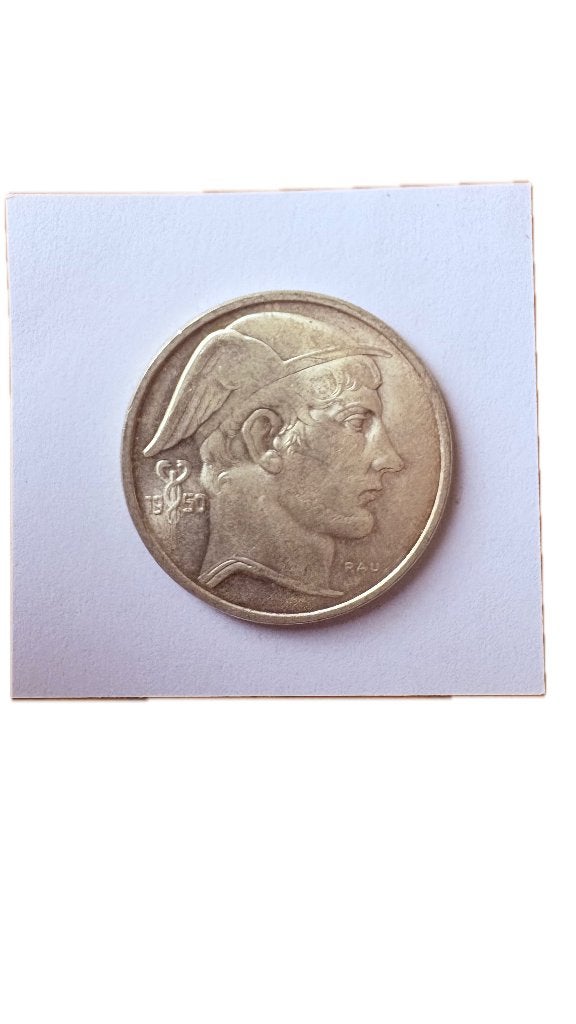 BAUDOUIN I : Argent 50 Francs 1950V, Enlèvement ou Envoi, Argent, Argent