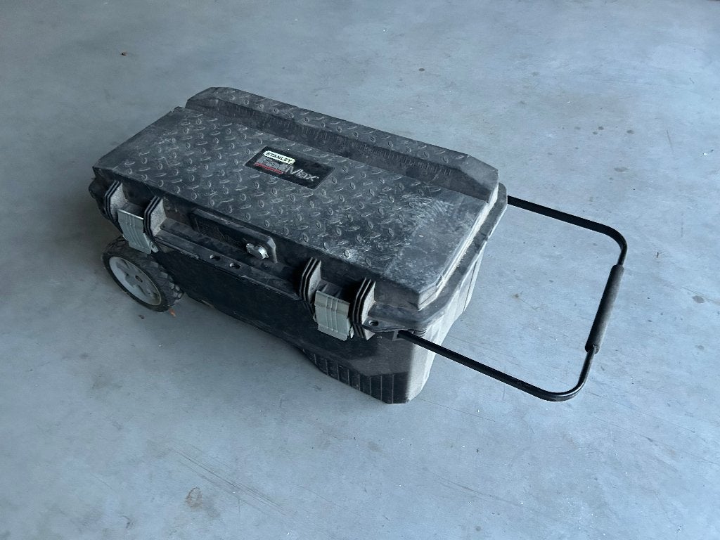 Stanley FatMax gereedschapskoffer/bak met wielen - 240L, Ophalen, Gebruikt