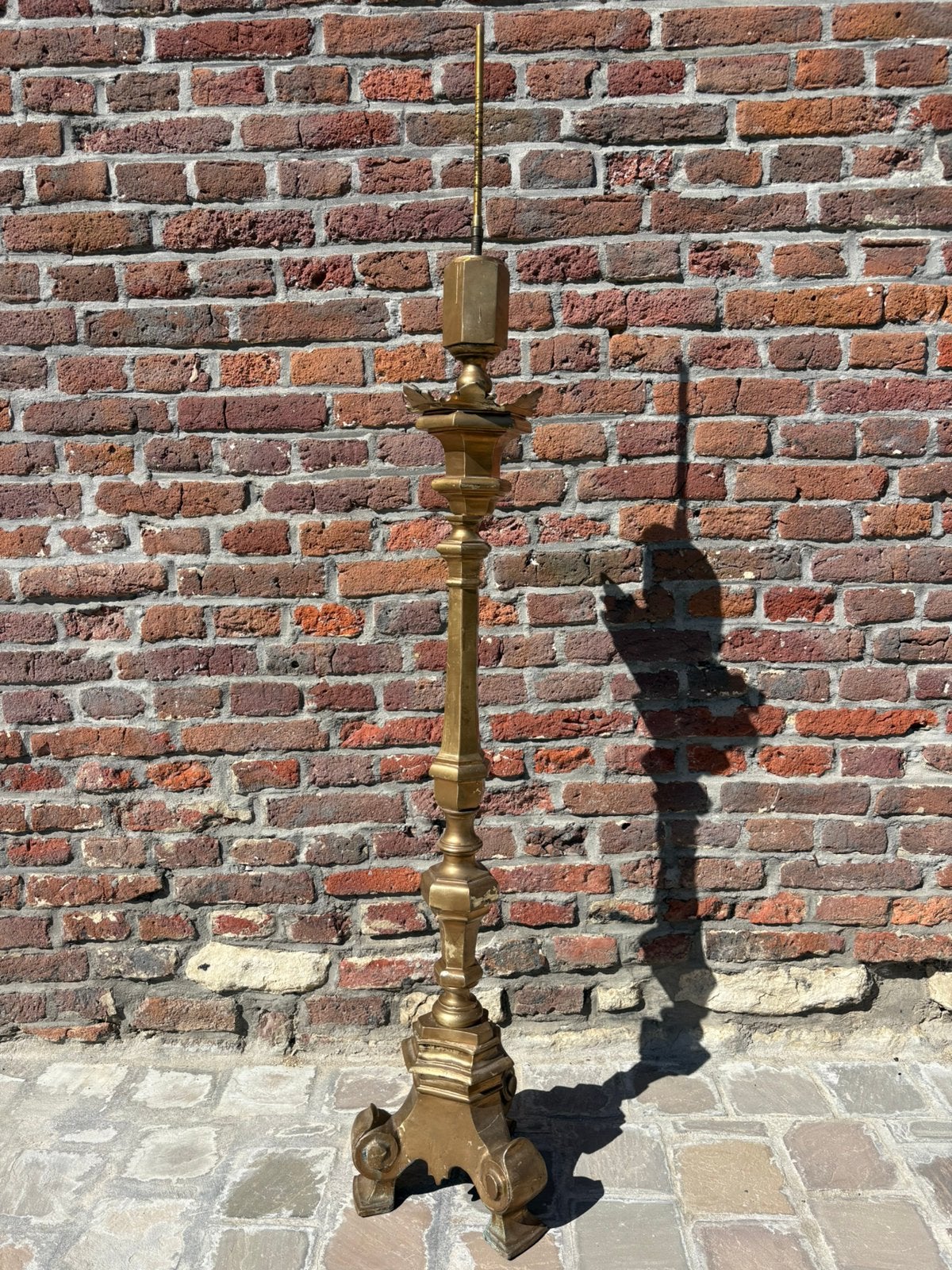 Chandelier baroque en cuivre, Antiek en Kunst, Ophalen