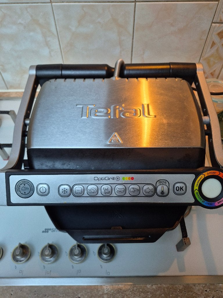Optigrill tefal, Ophalen, Uitneembare platen, Zo goed als nieuw