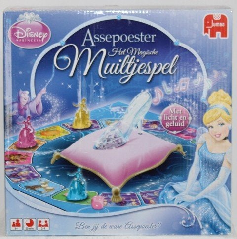 Cendrillon - Le Jeu de la Pantoufle Magique, 1 ou 2 joueurs, Enlèvement ou Envoi, Utilisé, Jumbo