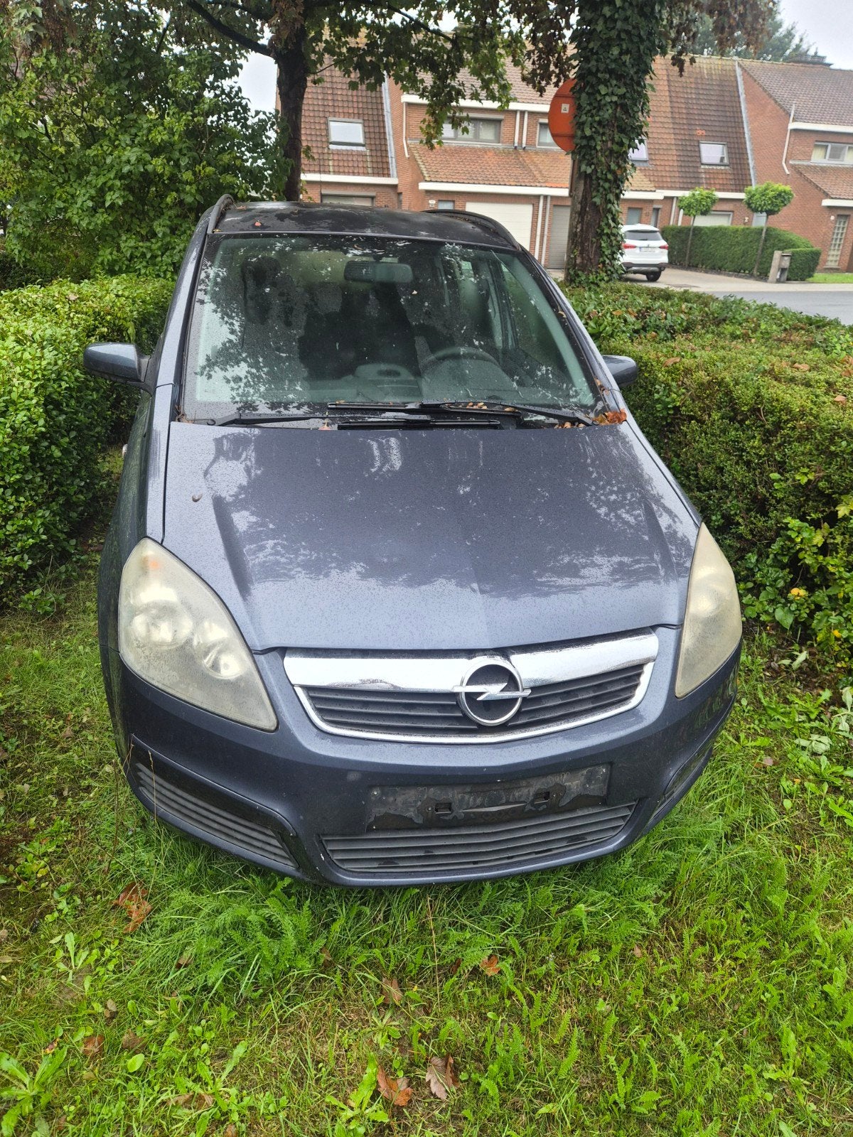 opel zafira 2004 benzine, Auto's, Blauw, 7 zetels, Zafira, 5 deurs