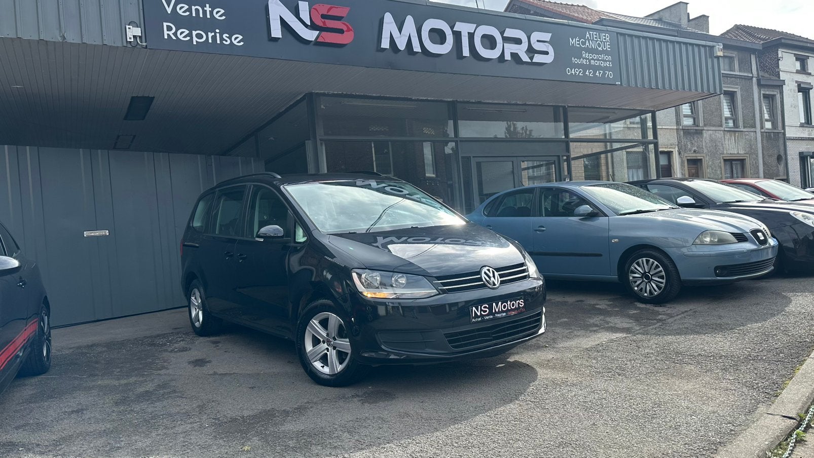 ||Vw sharan 2.0 TDI 7 place ||, 100 kW, Euro 5, 1989 cc, Zwart