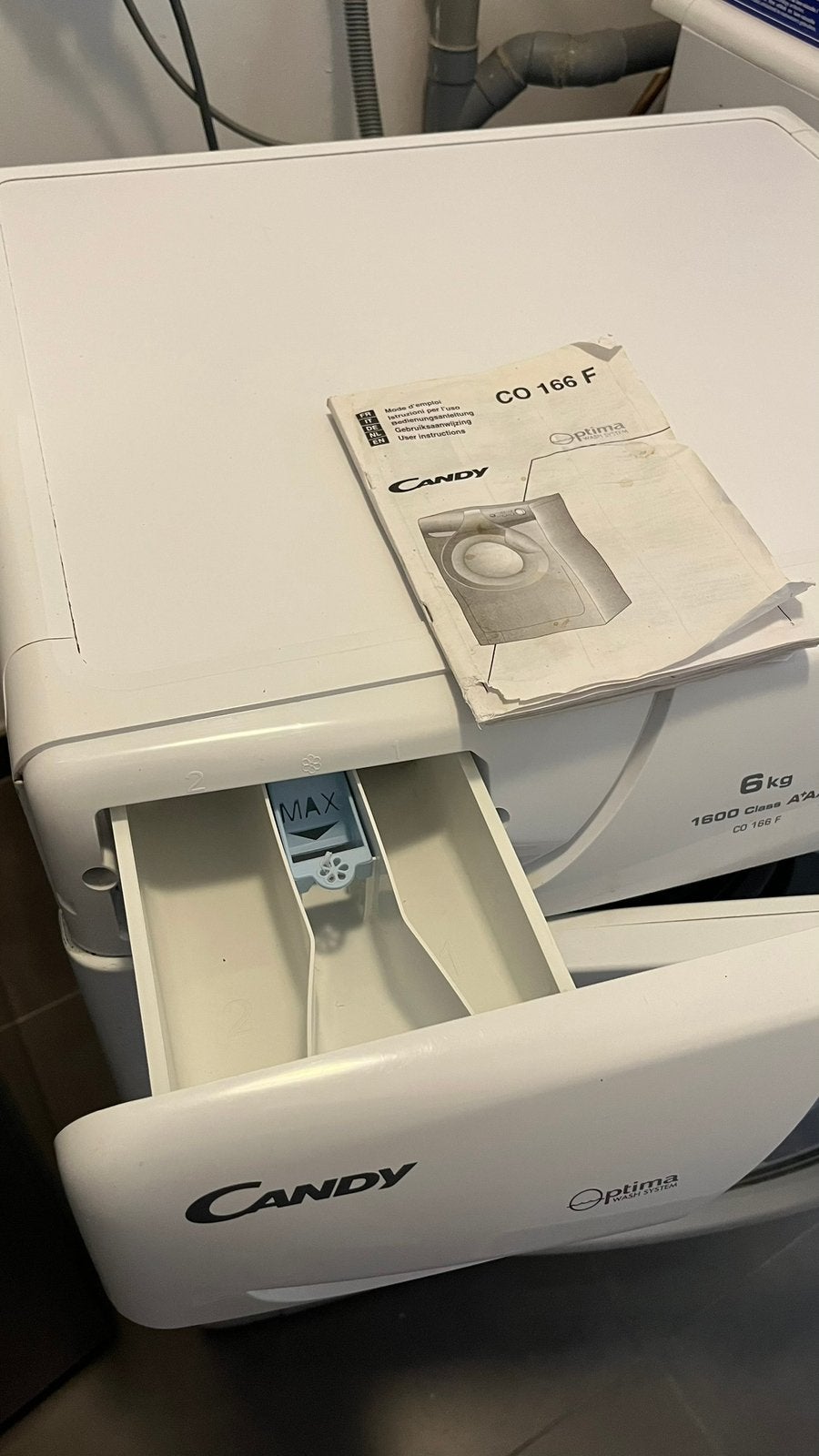 Wasmachine Candy, Elektronische apparatuur, Wasmachines, Ophalen, 1200 tot 1600 toeren, Gebruikt, Minder dan 85 cm