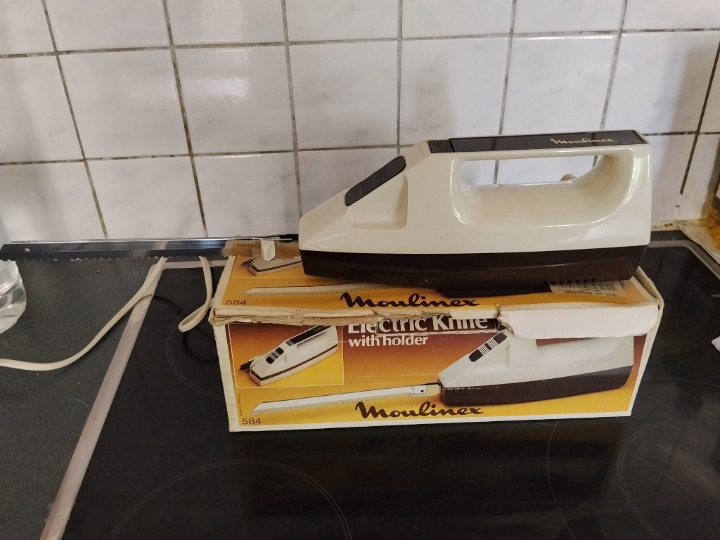 Vintage Moulinex Elektrisch Mes (Model 584), Ophalen, Overige typen