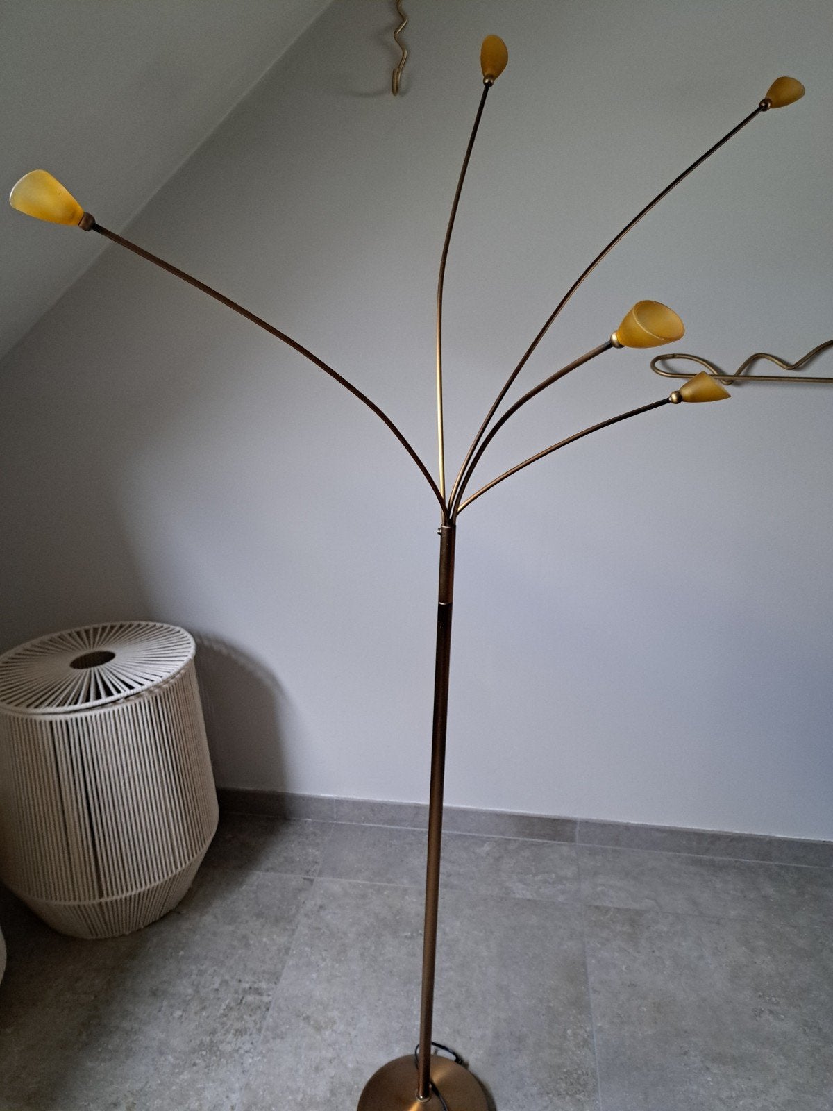 vloerlamp lucide, Ophalen, Gebruikt, Metaal, 100 tot 150 cm