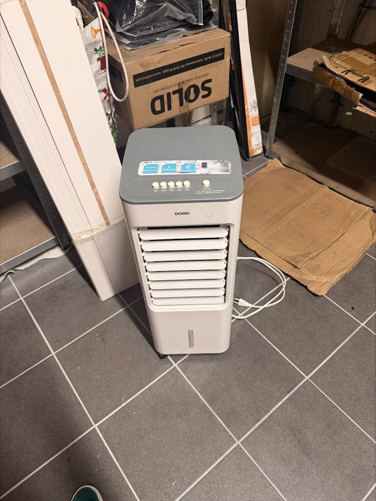 DOMO Luchtkoeler / Air Cooler - 3 Snelheden - Werkend, Ophalen, Gebruikt, Minder dan 60 m³, 3 snelheden of meer