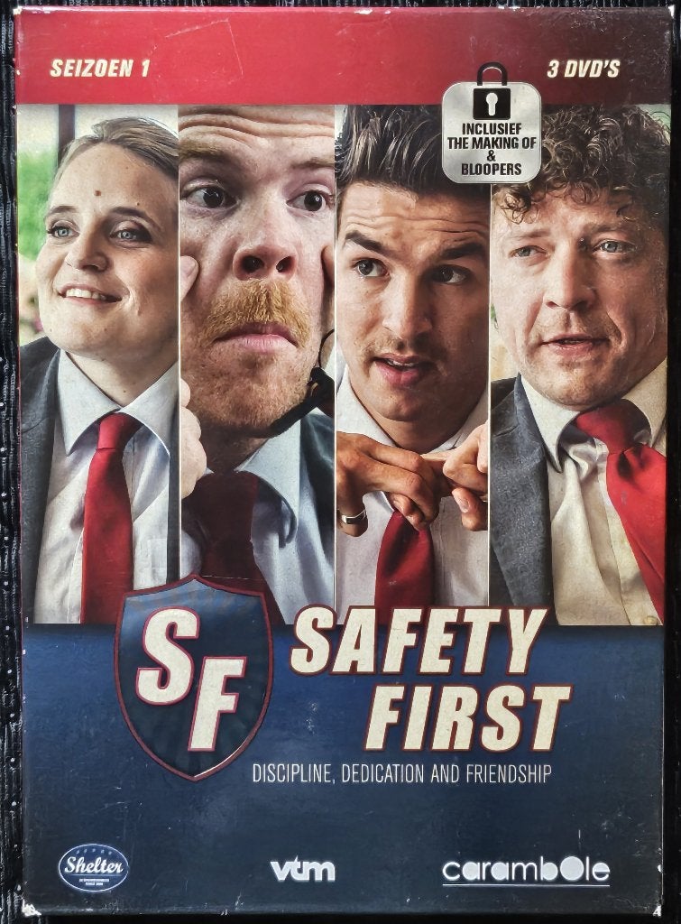 Safety First (2013) Seizoen 1, Cd's en Dvd's, Dvd's | Nederlandstalig, Ophalen of Verzenden, Extra's