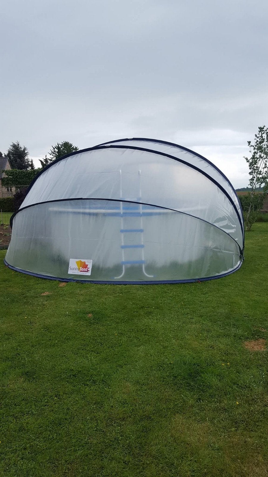 Piscine complète avec Dôme, Jardin & Terrasse, Enlèvement