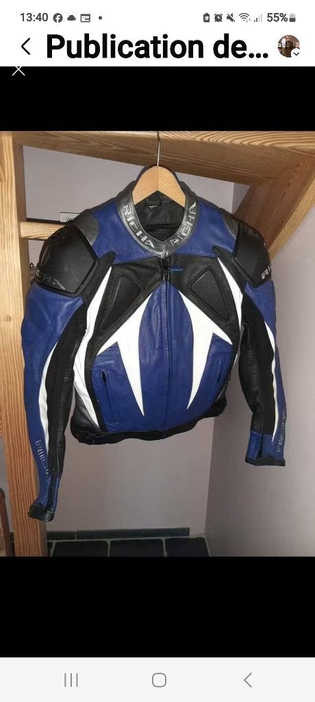 Blouson cuir Richa, Motos, Enlèvement, Neuf, sans ticket, Manteau | cuir, Richa