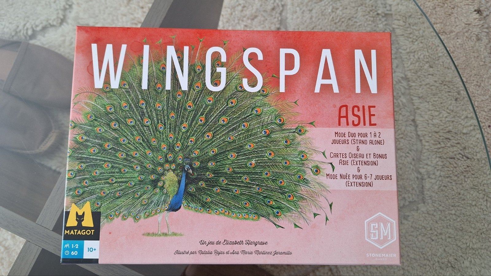 Jeu Wingspan extension Asie, Ophalen, Nieuw