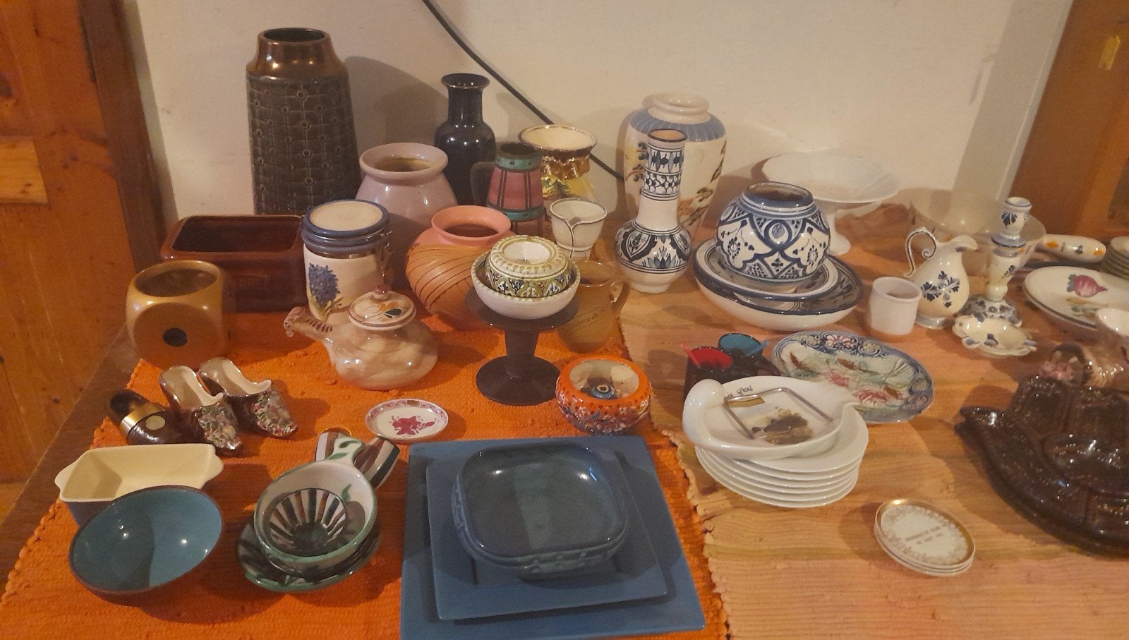 Gros lots antiquités verre crystal lampes  horloges plus de, Enlèvement