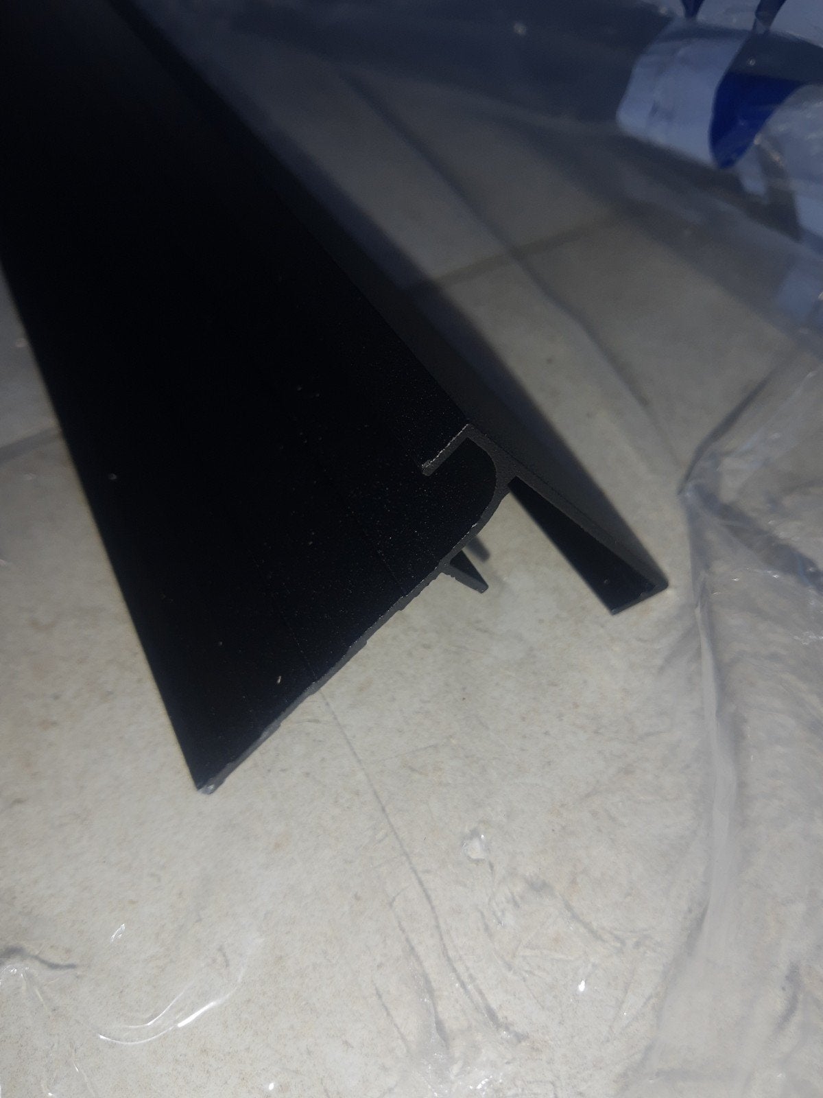 aluminium profiel, Enlèvement, Noir