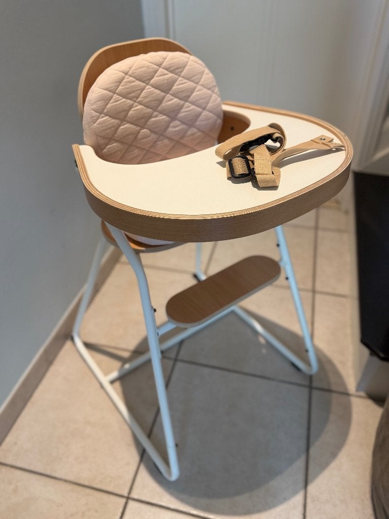 Charlie Crane Tibu High Chair + toebehoren, Enlèvement, Comme neuf, Chaise évolutive, Plateau amovible