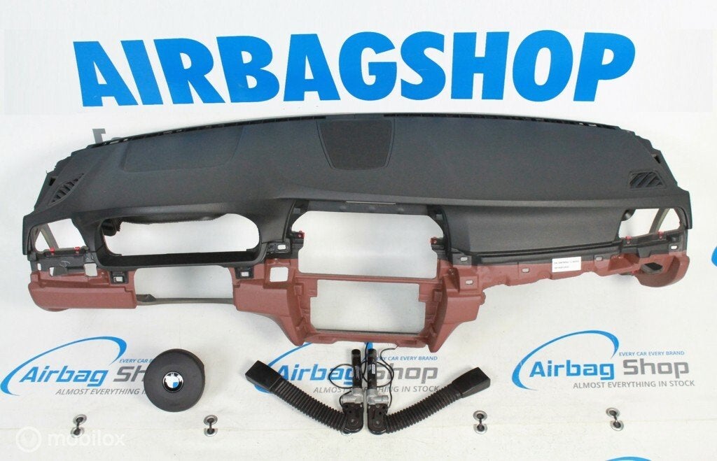 Airbag kit Tableau de bord noir brun BMW 5 serie F10, Enlèvement ou Envoi, Utilisé