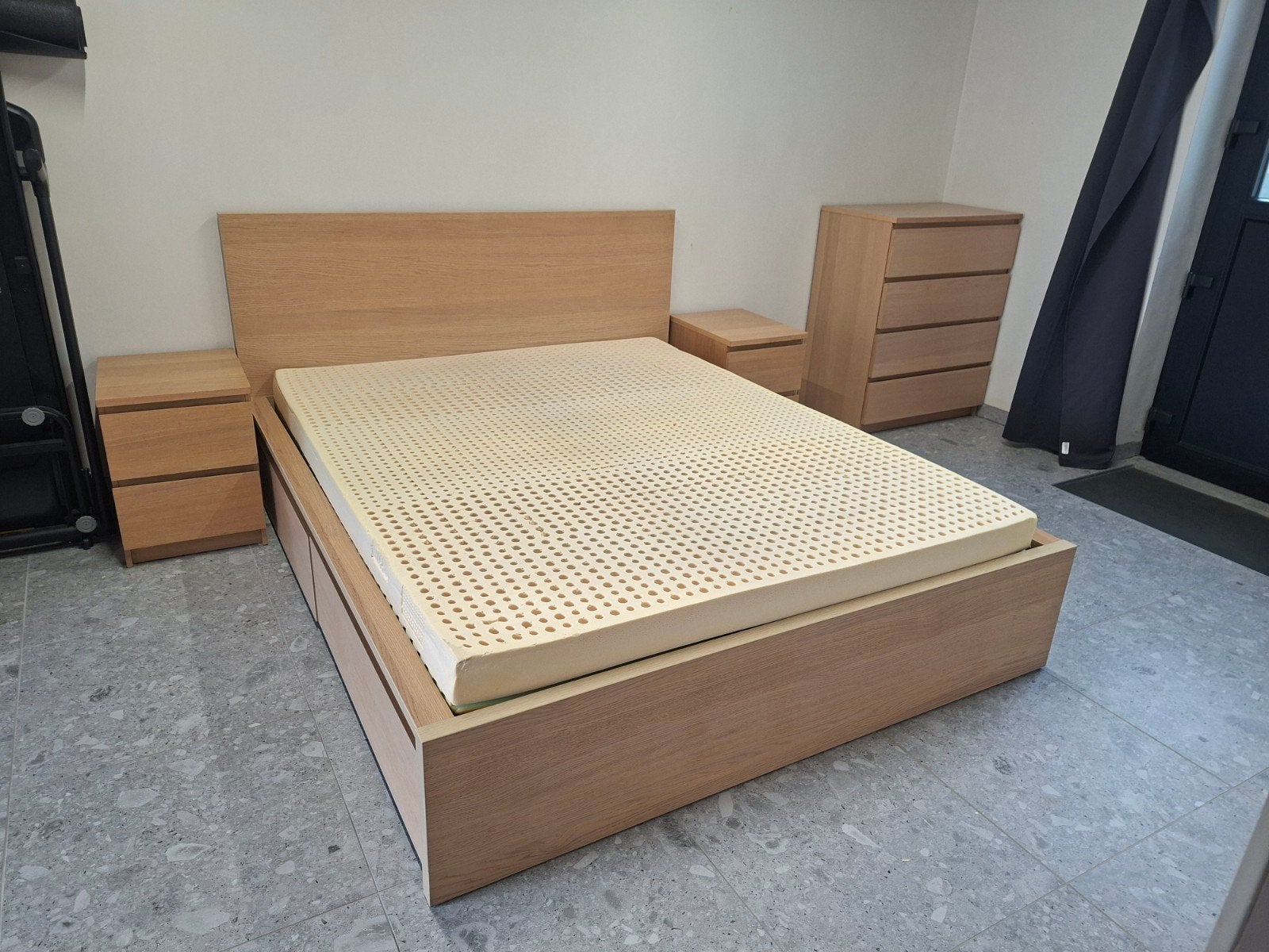 chambre ikea à vendre, Maison & Meubles, Chambre à coucher | Lits, Comme neuf, Brun, Enlèvement, Bois