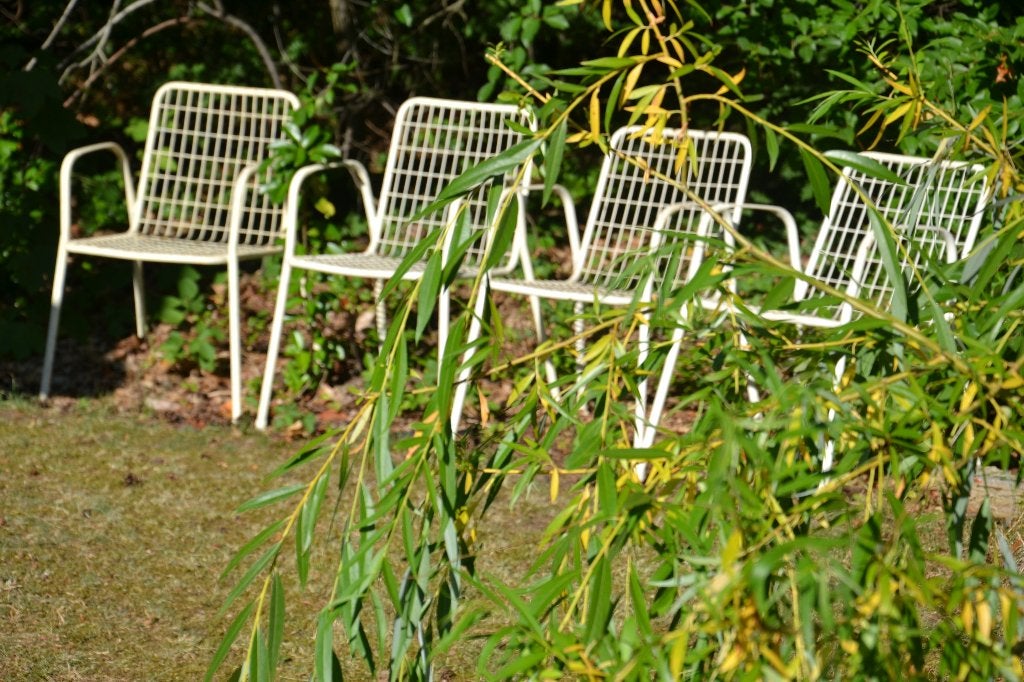 chaises Emu Rio, Enlèvement, Utilisé, Métal, Empilable