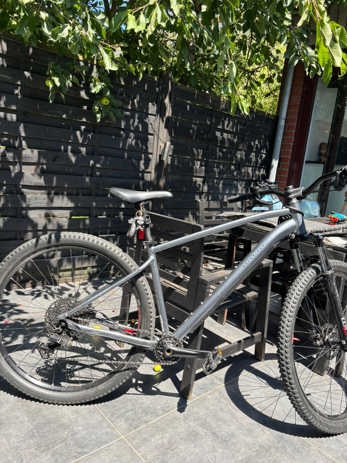 Velo rockrider gris Xl, Fietsen en Brommers, Fietsen | Heren | Sportfietsen en Toerfietsen, Ophalen, Zo goed als nieuw
