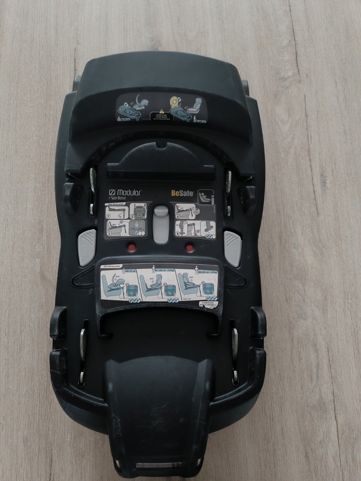 Base/Base ISOFIX modulaire i-Size BeSafe iZi, 0 à 18 kg, Comme neuf, Enlèvement, Isofix