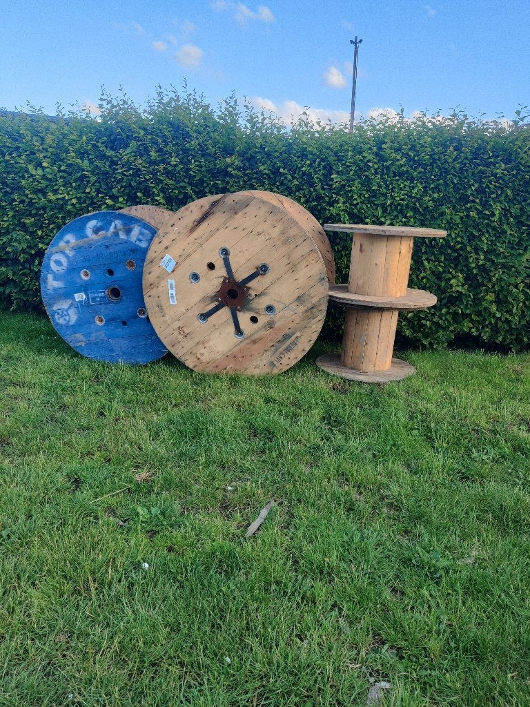 Kabelhaspel hout, Tuin en Terras, Tuintafels, Ophalen of Verzenden, Gebruikt, Rond, Hout