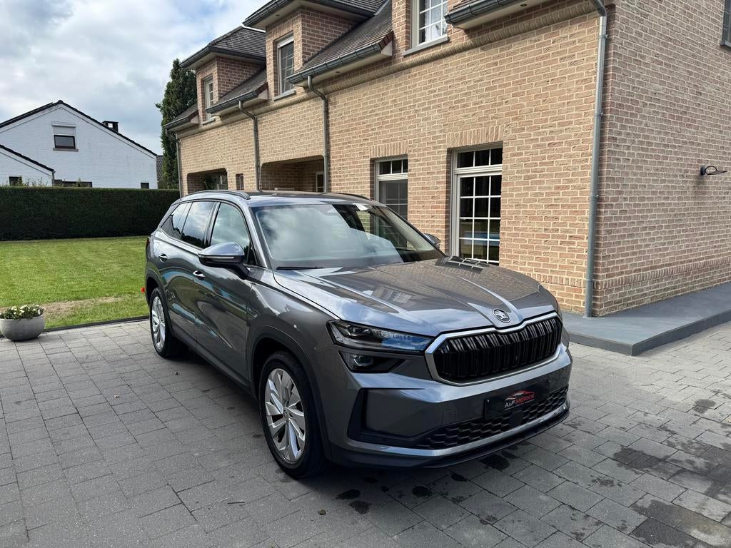 Skoda Kodiaq 2.0 TDI DSG 2024 7pl *2j Garantie*Leder/LED/Cam, Auto's, Skoda, 4 cilinders, 149 g/km, 7 zetels, Leder