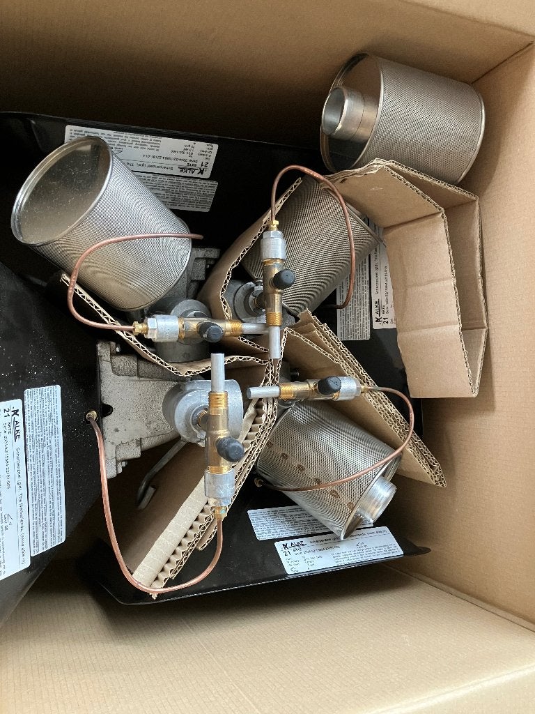 Propaangas straler met veiligheid, Ophalen, Nieuw, Gas