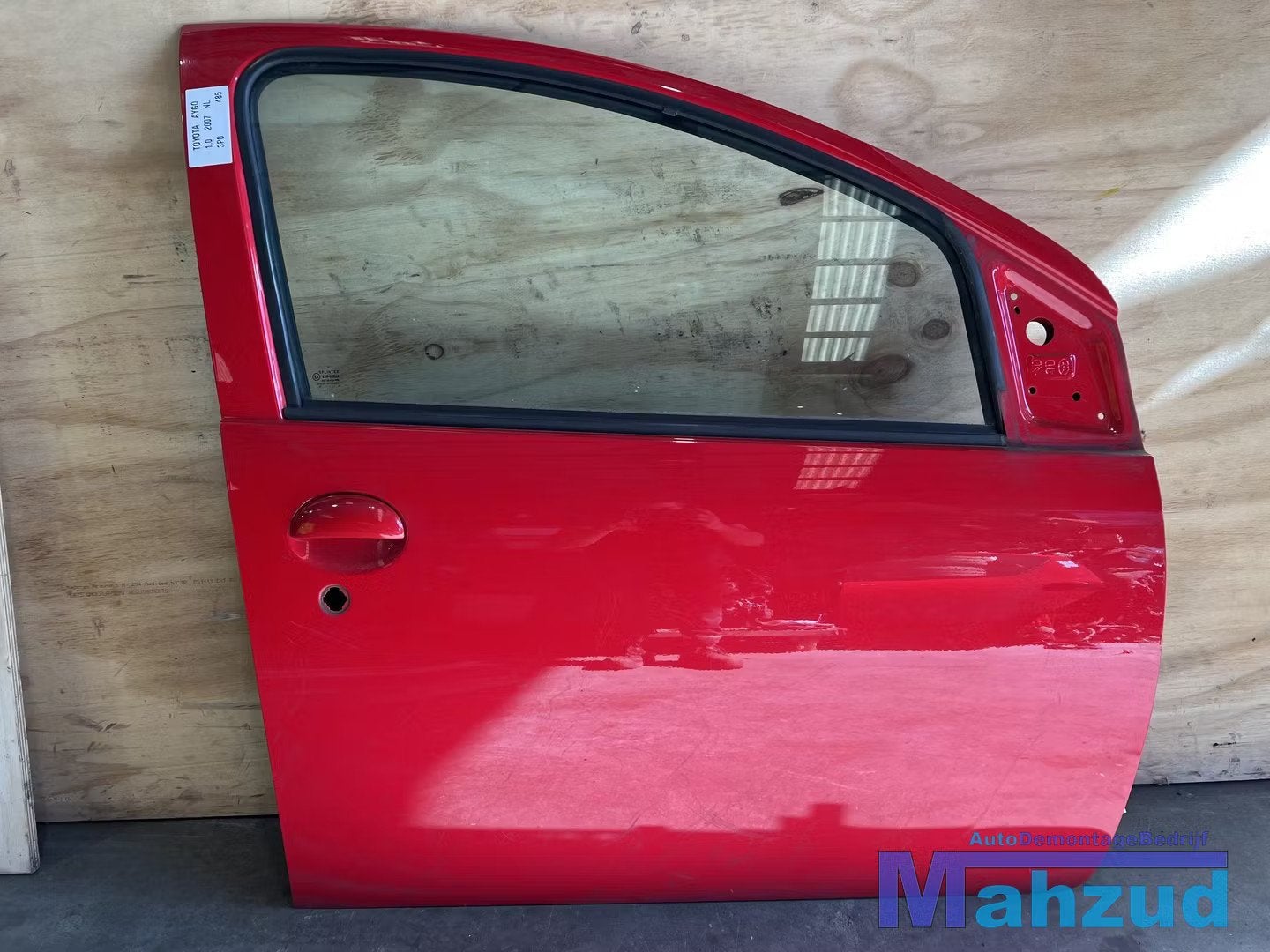 TOYOTA AYGO ROOD 3P0 Rechts voor deur portier 2005-2014, Auto-onderdelen, Info@toyota.co.jp, Gebruikt, Deur, Toyota Motor Corporation