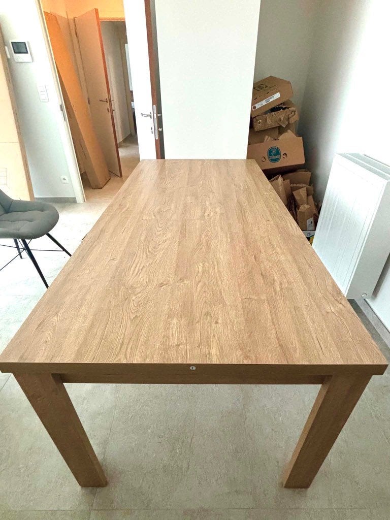 Table, Maison & Meubles, Neuf, Quatre personnes, 150 à 200 cm, Enlèvement
