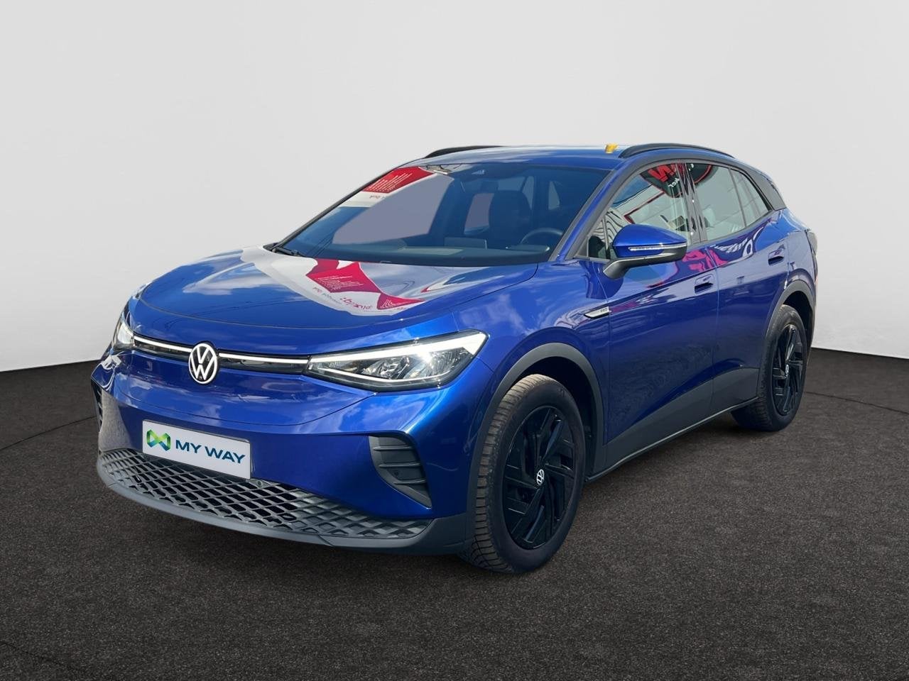 Volkswagen ID.4 77 kWh Pro Performance, Auto's, Automaat, Blauw, Geheel digitaal combi-instrument, Elektrisch