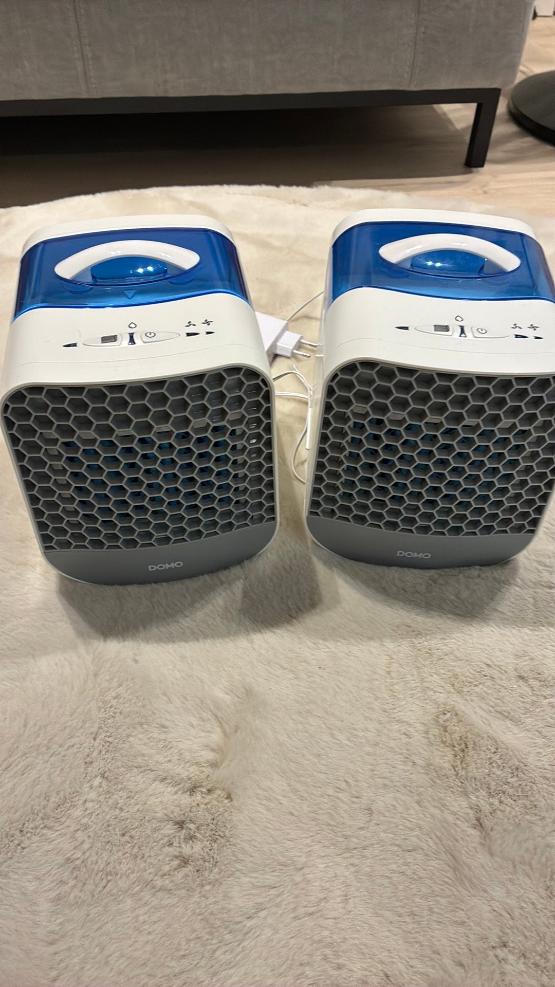 2x Domo personal ventilator | air cooler op water | DO15A, Enlèvement ou Envoi, Comme neuf, Ventilateur de table