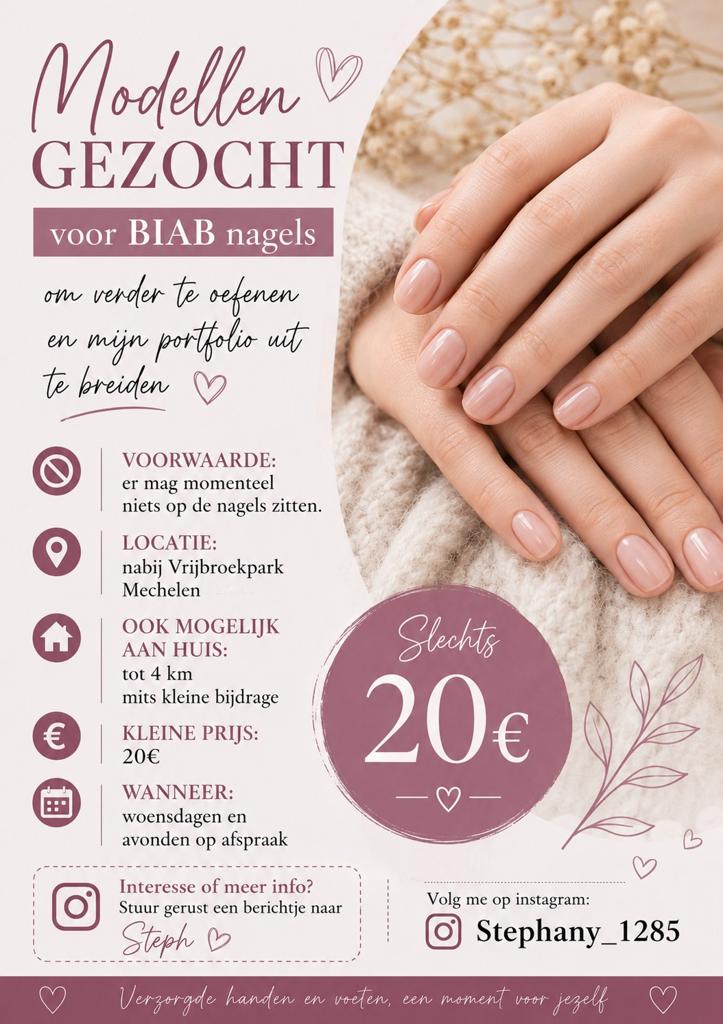 Modellen Biab gezocht