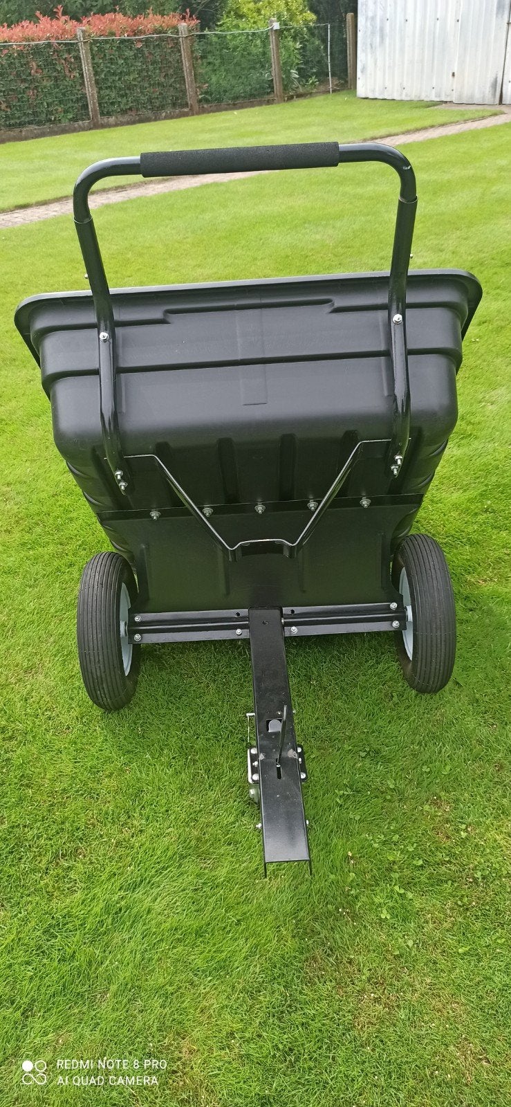Kiepkar/kruiwagen voor zitmaaier., Jardin & Terrasse, Enlèvement