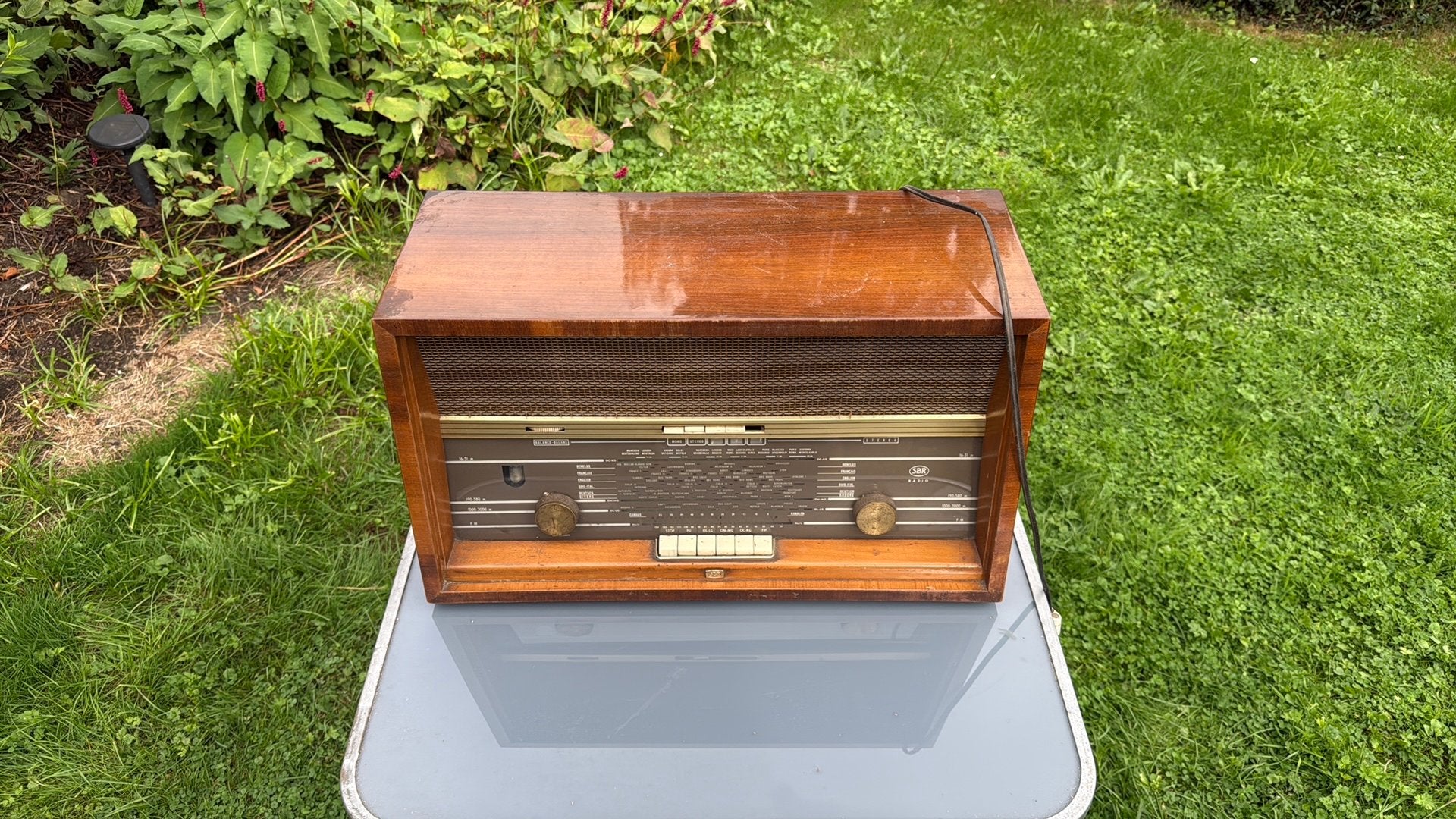 Vintage radio van SBR, Antiquités & Art, Enlèvement