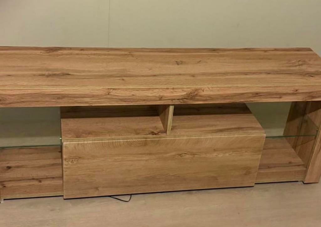 TV-meubel eik, Huis en Inrichting, Ophalen, Zo goed als nieuw, Minder dan 100 cm, 25 tot 50 cm