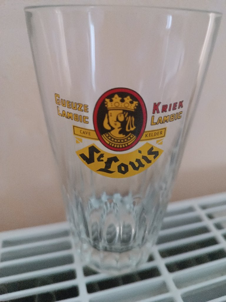 A vendre 1 verre a gueuze St Louis, Collections, Enlèvement, Utilisé, Verre ou Verres, Autres marques