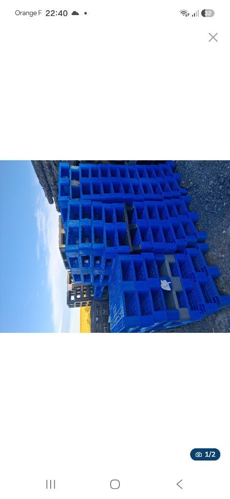 Palette plastique, Enlèvement, Utilisé, Autres matériaux