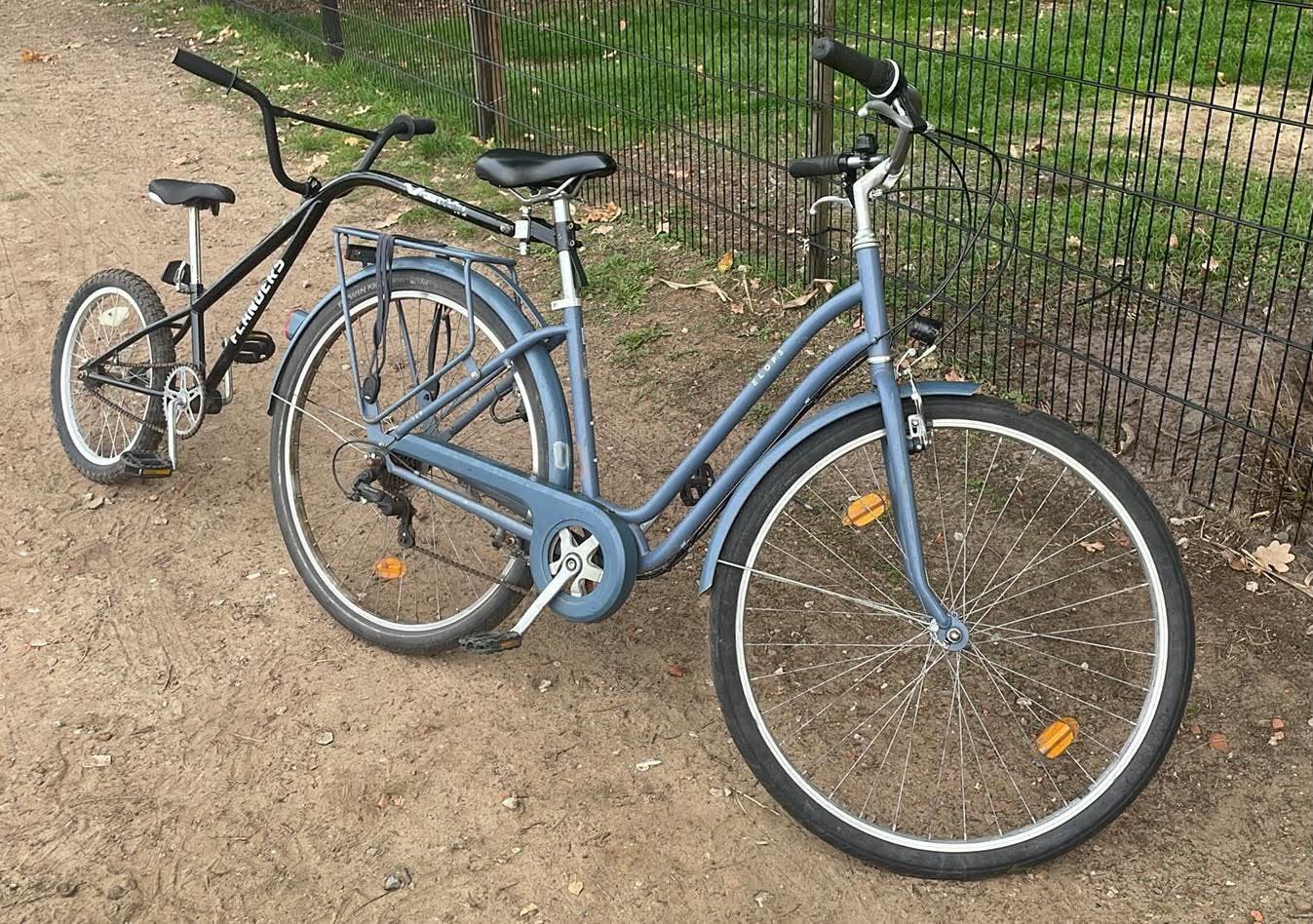 Fiets bike 2 in one, Terugtraprem, (Extra) lage instap, 56 cm of meer, Zo goed als nieuw