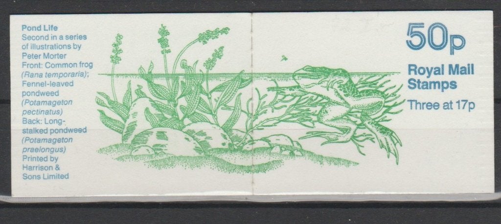 GB 1986 Booklet SG FB33a Pond Life Kikker **, Verzenden, Postfris