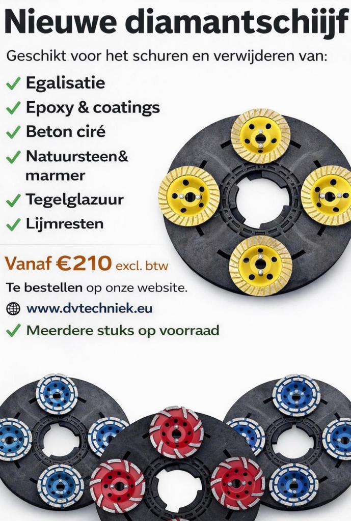 Nieuwe Diamantschijf Numatic-Woodboy 405 mm, Enlèvement, Comme neuf