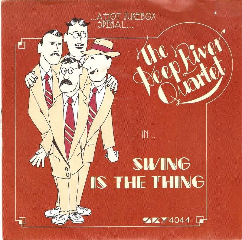 single Deep River Quartet - Swing is the thing, 7 inch, Ophalen of Verzenden, Zo goed als nieuw, Pop