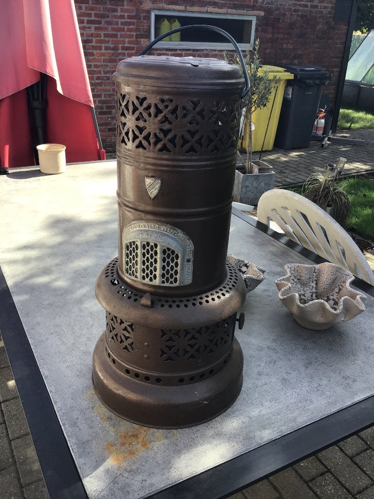 petrolium kacheltje, Antiek en Kunst, Ophalen