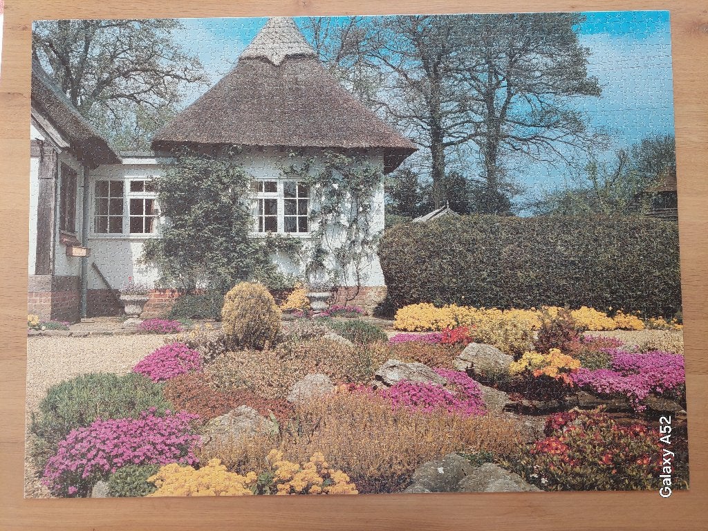puzzle 2000 pièces - Jumbo - fleurs d'été, Enlèvement ou Envoi, Plus de 1 500 pièces, Utilisé, Puzzle