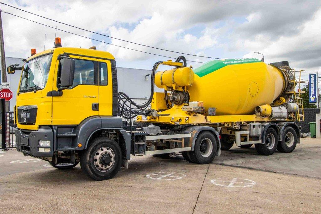 MAN TGS 18.360 BLS-4X4H+MIXER 10 m3, Achat, Entreprise, Jaune, MAN