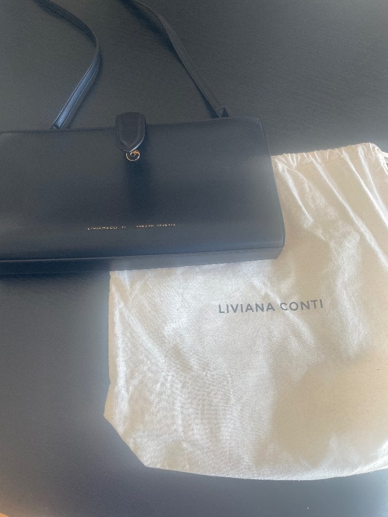 Nieuwe Liviana Conti handtas  zwart inc. originele stofzak, Bijoux, Sacs & Beauté, Enlèvement, Neuf, Noir, Sac à main