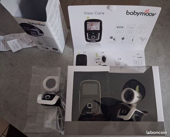 Babyphone Visio Care BABYMOOV, Kinderen en Baby's, Babyfoons, Ophalen, Zo goed als nieuw