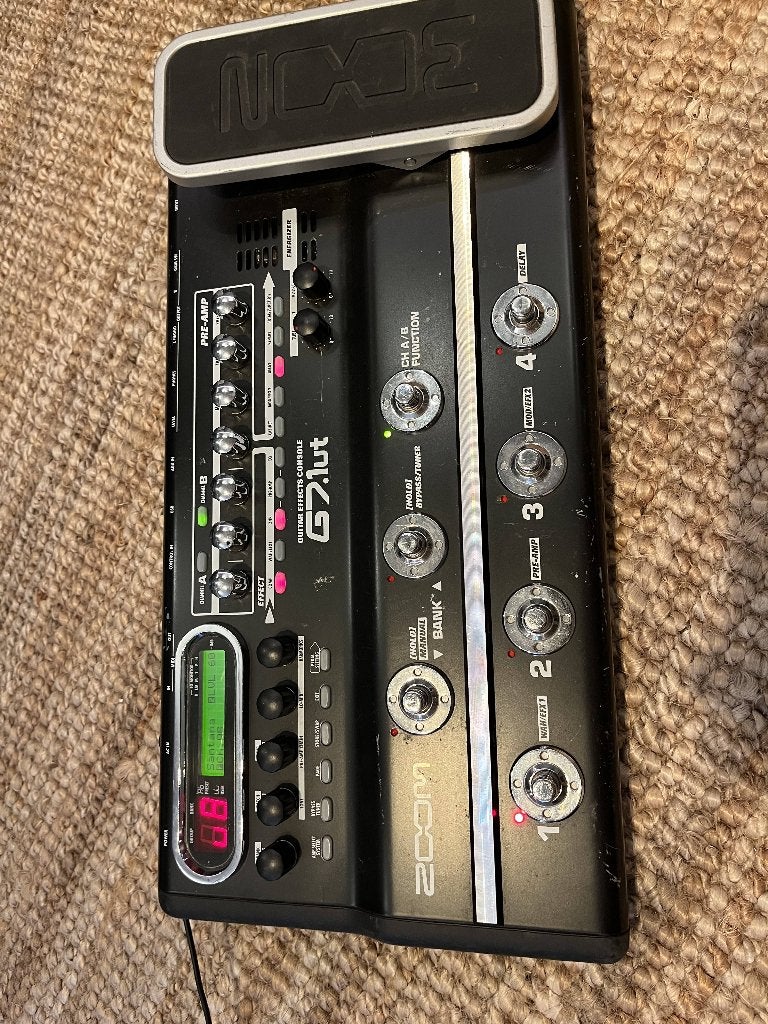 ZOOM Guitar Effect Console G7.1UT | USB, MIDI, Exp pedal, Ophalen of Verzenden, Gebruikt, Multi-effect