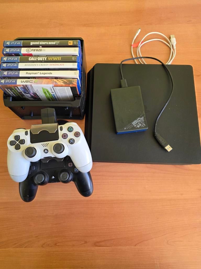 Ps4 met controllers games en harde schijf, Games en Spelcomputers, Spelcomputers | Sony PlayStation 4, Ophalen