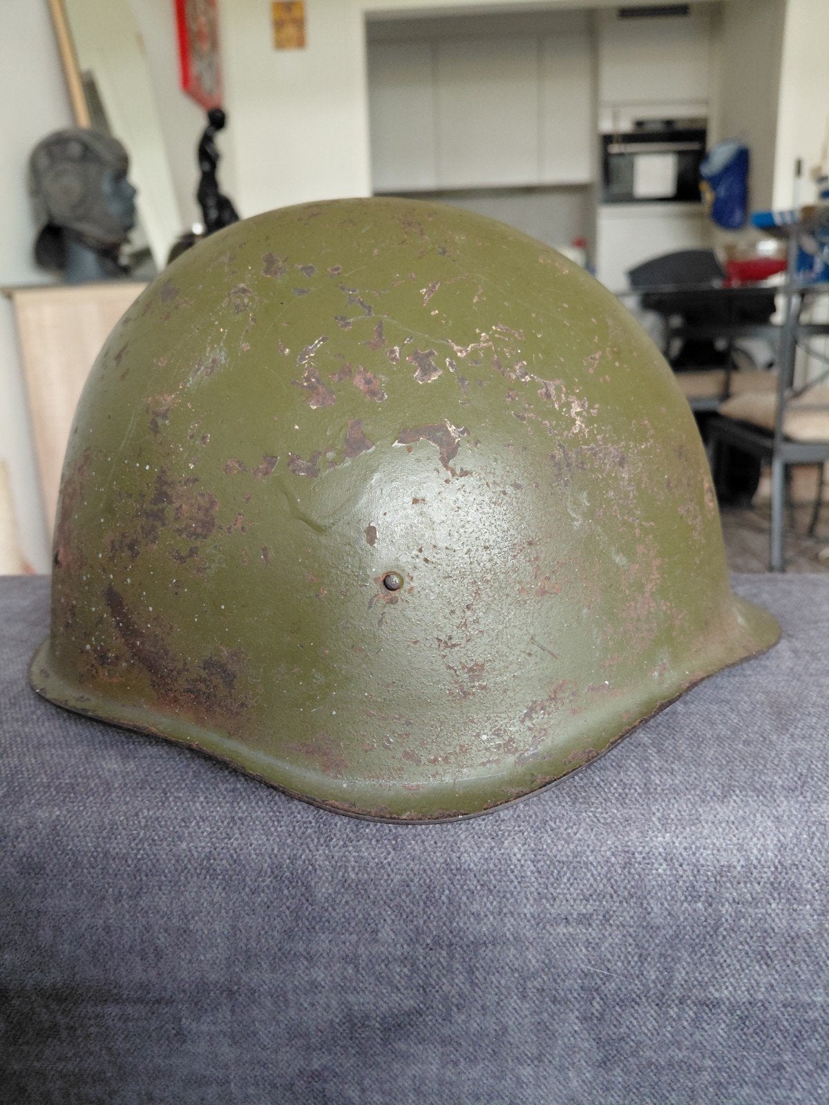 Russische SSh-40 helm WO2., Verzamelen, Ophalen of Verzenden