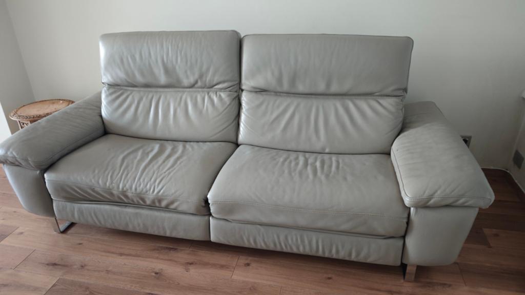Lederen 3 zit met 2 electrische relaxen, Ophalen